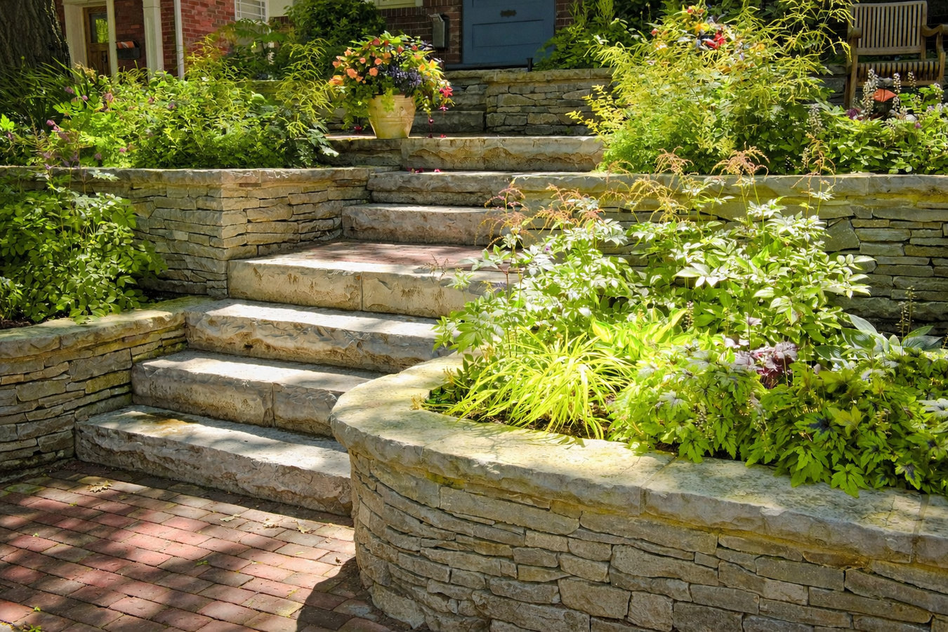 Retaining wall construction